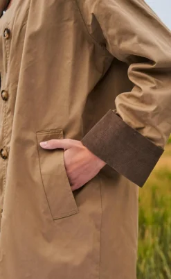 Neo Noir Frakke - Anneli - Khaki