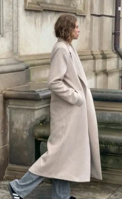 Neo Noir Frakke - Williams - Beige Melange