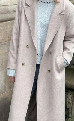 Neo Noir Frakke - Williams - Beige Melange