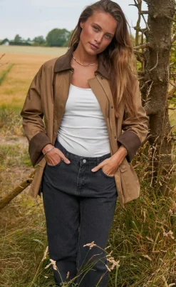 Neo Noir Jakke - Anastacia - Khaki