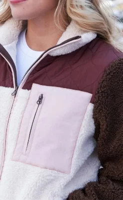 Neo Noir Jakke - Eagle Teddy - Burgundy