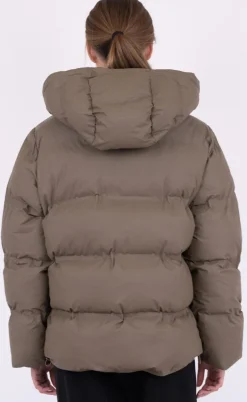 Neo Noir Jakke - Fox Puffer - Dark Taupe