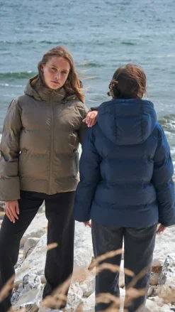 Neo Noir Jakke - Fox Puffer - Navy