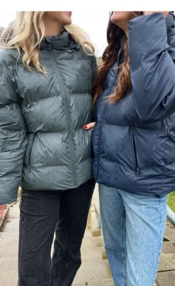 Neo Noir Jakke - Fox Puffer - Navy