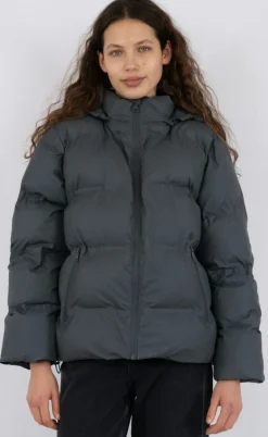Neo Noir Jakke - Fox Puffer - Smoke Green