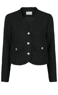 Neo Noir Jakke - Manua Boucle - Black
