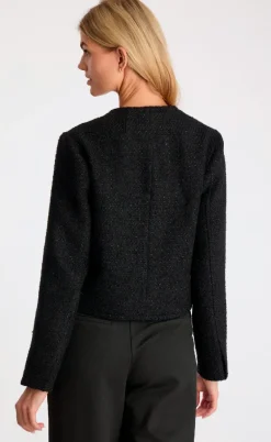 Neo Noir Jakke - Manua Boucle - Black