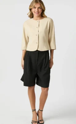 Neo Noir Jakke - Mesto - Beige Melange