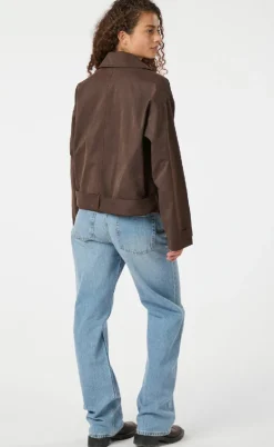 Neo Noir Jakke - Sia F - Chocolate Brown