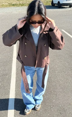 Neo Noir Jakke - Sia F - Chocolate Brown