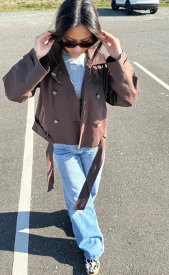 Neo Noir Jakke - Sia F - Chocolate Brown