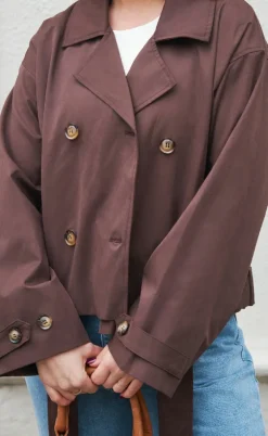 Neo Noir Jakke - Sia F - Chocolate Brown