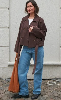 Neo Noir Jakke - Sia F - Chocolate Brown