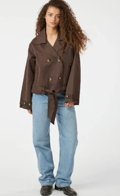 Neo Noir Jakke - Sia F - Chocolate Brown