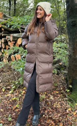 Neo Noir Jakke - Viviana Puffer - Mocca