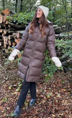 Neo Noir Jakke - Viviana Puffer - Mocca