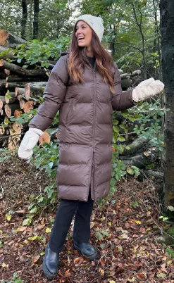 Neo Noir Jakke - Viviana Puffer - Mocca