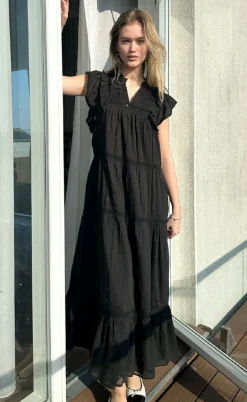 Neo Noir Kjole - Ankita S Voile - Black