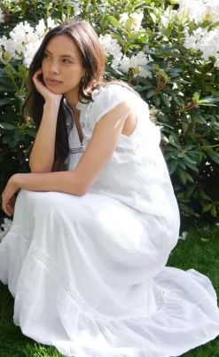 Neo Noir Kjole - Ankita S Voile - White