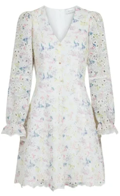 Neo Noir Kjole - Cabana Embroidery - Creme