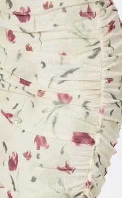 Neo Noir Kjole - Corilina Artist Mesh - Creme