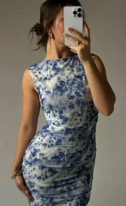 Neo Noir Kjole - Corilina - Light Blue