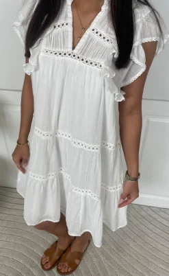 Neo Noir Kjole - Jamma S Voile - White