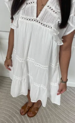 Neo Noir Kjole - Jamma S Voile - White