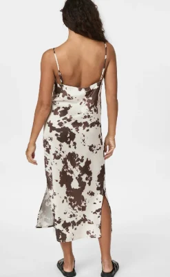 Neo Noir Kjole - Kamran Cow Print - Brown