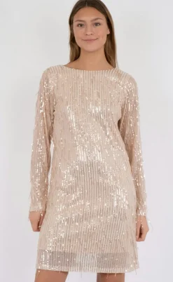 Neo Noir Kjole - Maline - Rose Gold