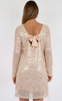 Neo Noir Kjole - Maline - Rose Gold