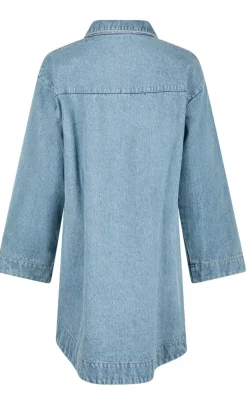 Neo Noir Kjole - Paras Denim - Smoke Blue