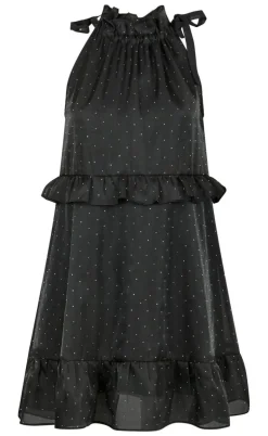 Neo Noir Kjole - Rida Bedazzled - Black