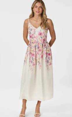 Neo Noir Kjole - Sanni Flower - Ivory