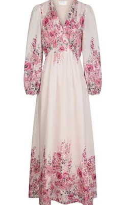 Neo Noir Kjole - Silfi Flower - Rose