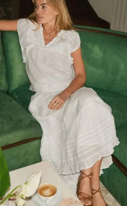 Neo Noir Nederdel - Felicia S Voile - White