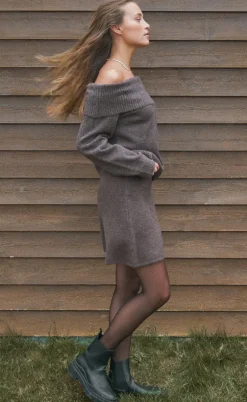 Neo Noir Nederdel - Gisa - Brown Melange