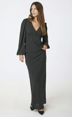 Neo Noir Nederdel - Lola Dot - Black