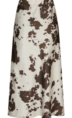 Neo Noir Nederdel - Viso Cow Print - Brown
