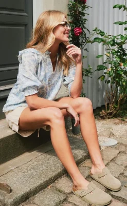 Neo Noir Shorts - Shea Linen - Sand