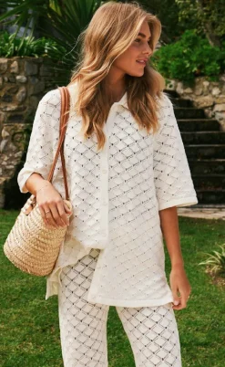 Neo Noir Skjorte - Sette Crochet - Off White