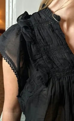 Neo Noir Top - Jayla - Black