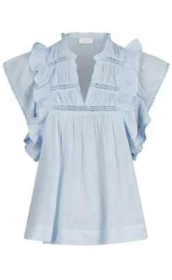 Neo Noir Top - Jayla - Light Blue