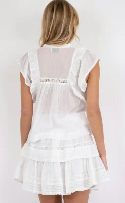 Neo Noir Top - Jayla - White