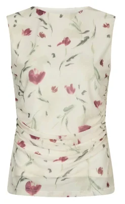 Neo Noir Top - Liblana Artist Mesh - Creme