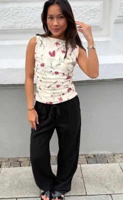 Neo Noir Top - Liblana Artist Mesh - Creme