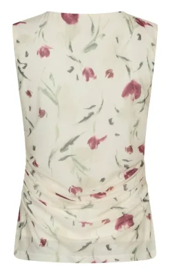 Neo Noir Top - Liblana Artist Mesh - Creme