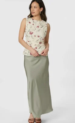 Neo Noir Top - Liblana Artist Mesh - Creme