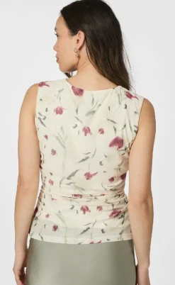 Neo Noir Top - Liblana Artist Mesh - Creme