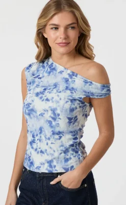 Neo Noir Top - Peri Mesh - Light Blue